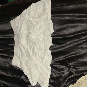 White miniskirt
